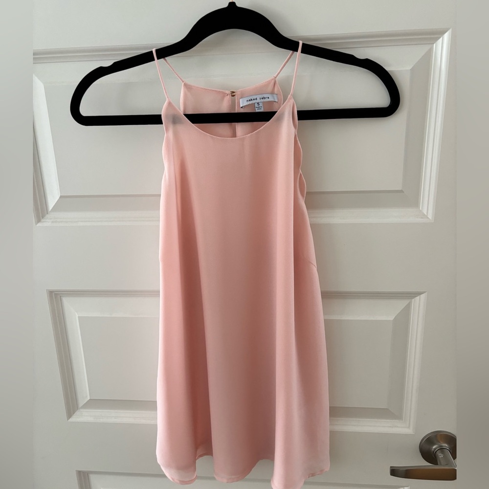 Naked Zebra Pink Halter Top